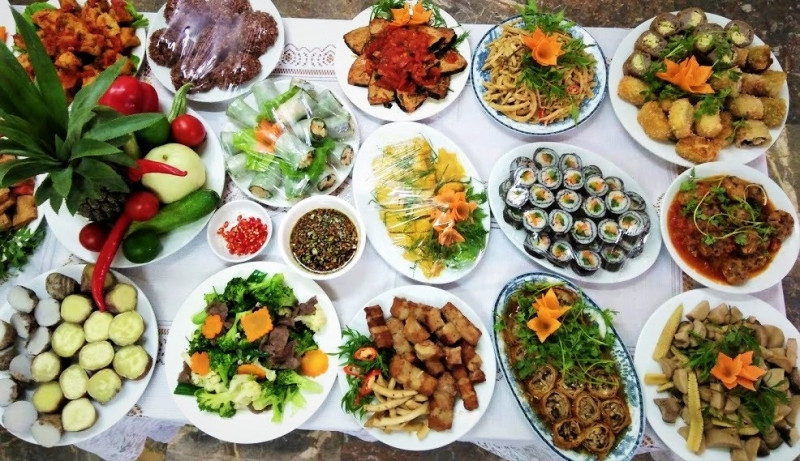 Buffet chay tại An Phúc