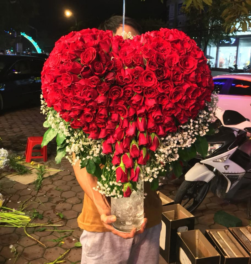 Bó hoa độc đáo, ấn tượng tại shop hoa Tố Nga