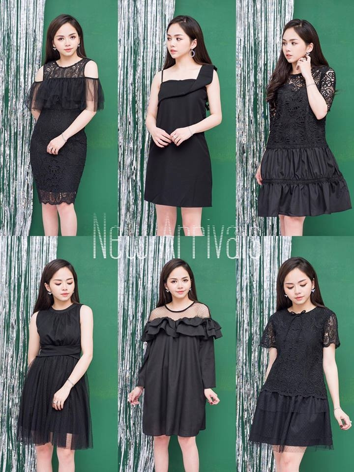 Bộ sưu tập váy đen của Trang Phùng Shop