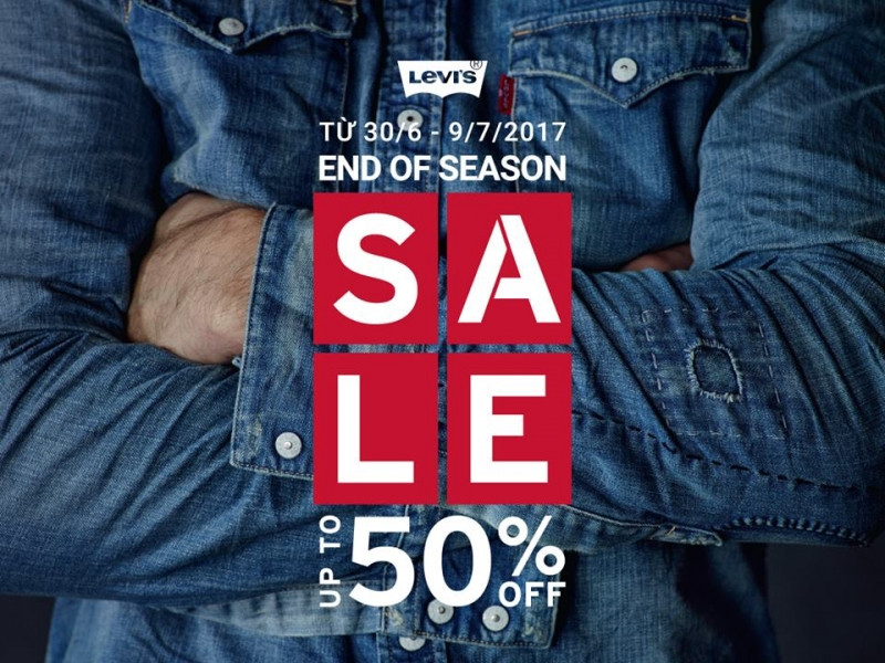 Levi's giảm giá đến 50%