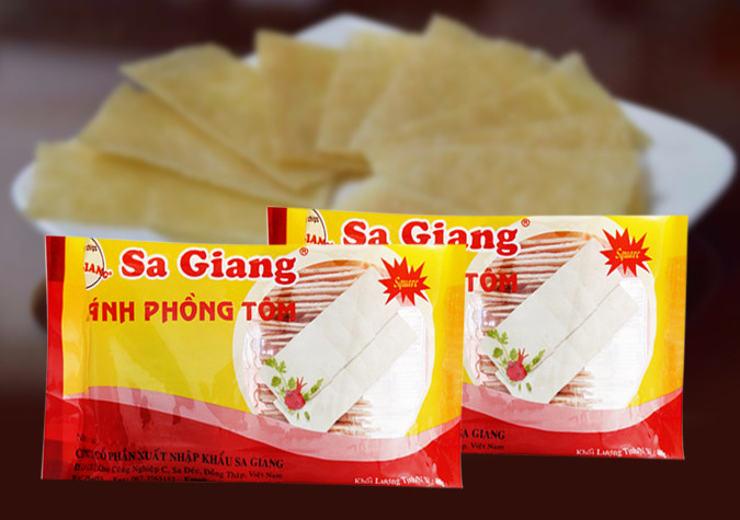 Bánh phồng tôm Sa Giang - Đồng Tháp