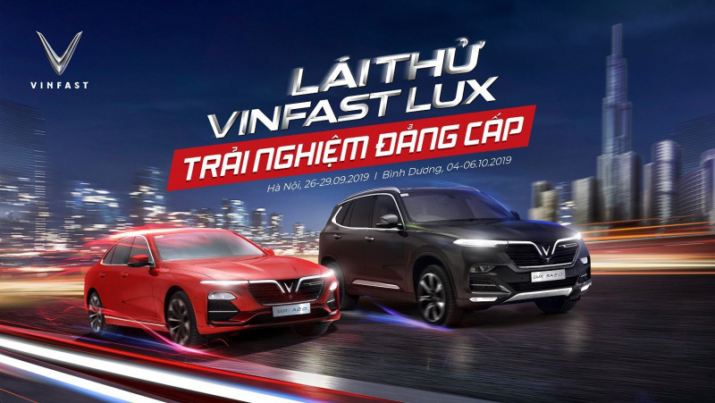 Sự kiện lái thử Vinfast Lux