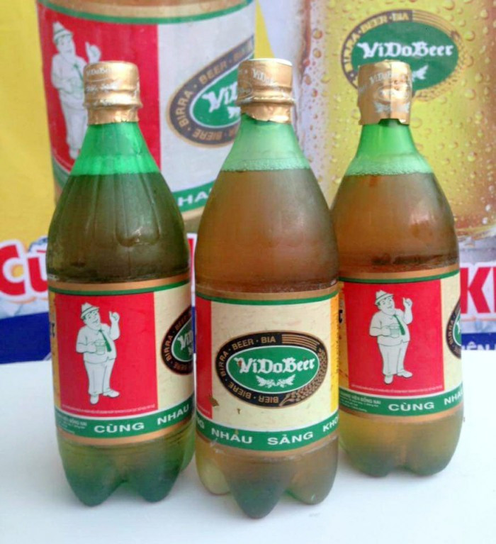 Bia hơi Sài Gòn đóng chai chất lượng.