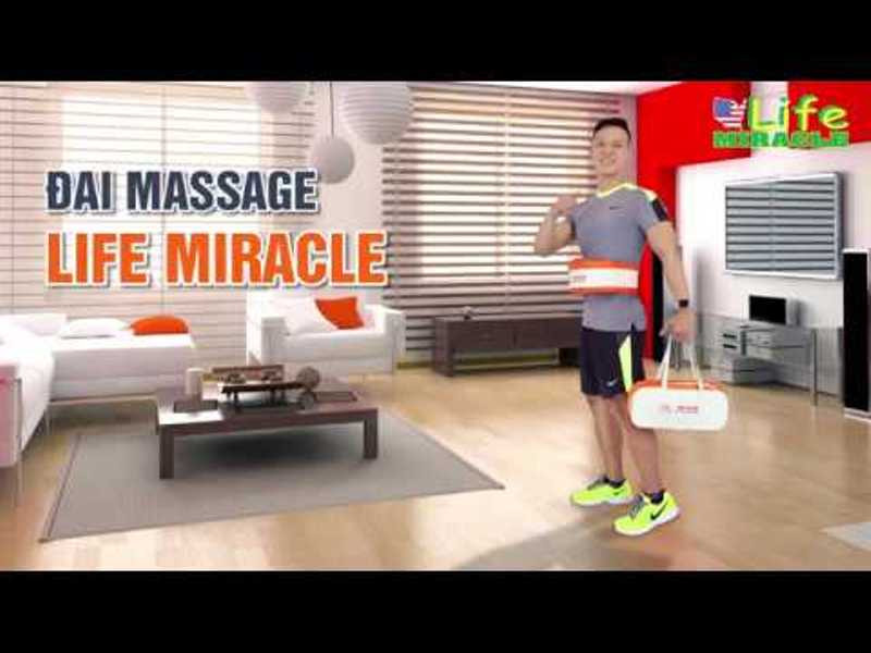 Đai massage rung nóng Life-Miracle