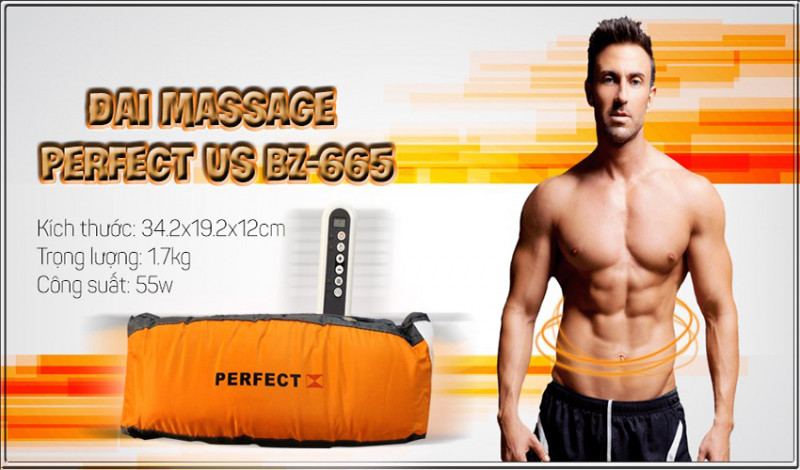 Đai massage bụng Perfect BZ-665