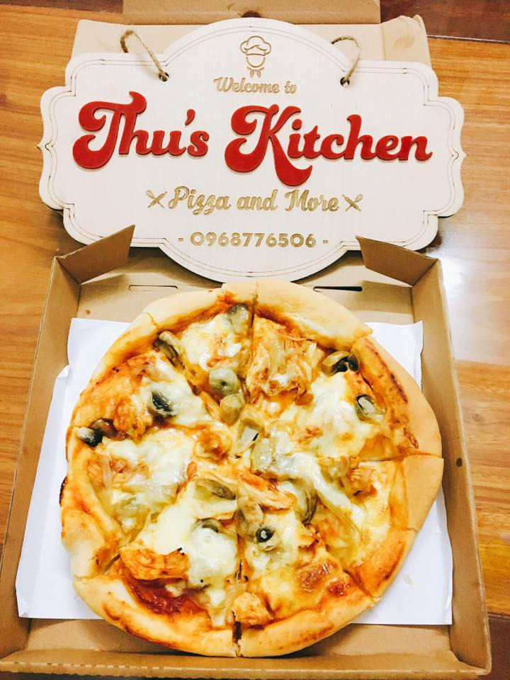 Bánh pizza thơm ngon hấp dẫn của Thu's Kitchen