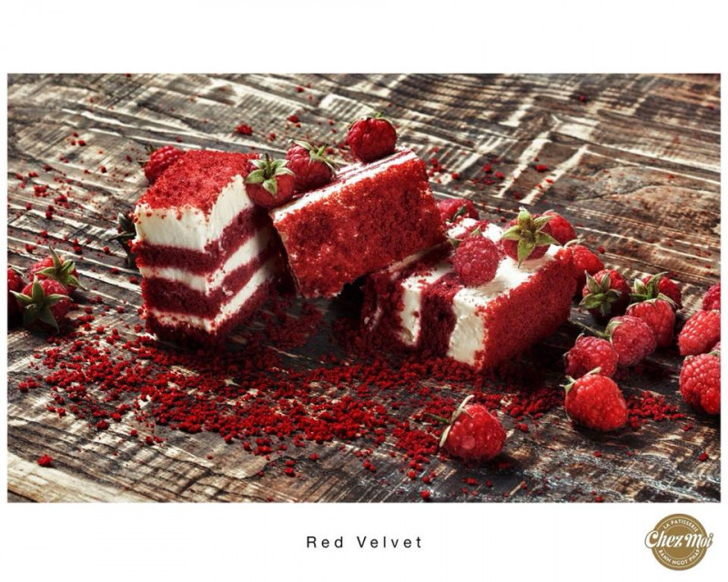 Những chiếc bánh Red velvet đỏ nhung đẹp như một tác phẩm nghệ thuật