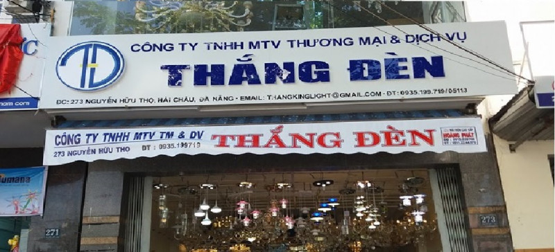 Công ty đèn trang trí Đà Nẵng THẮNG ĐÈN