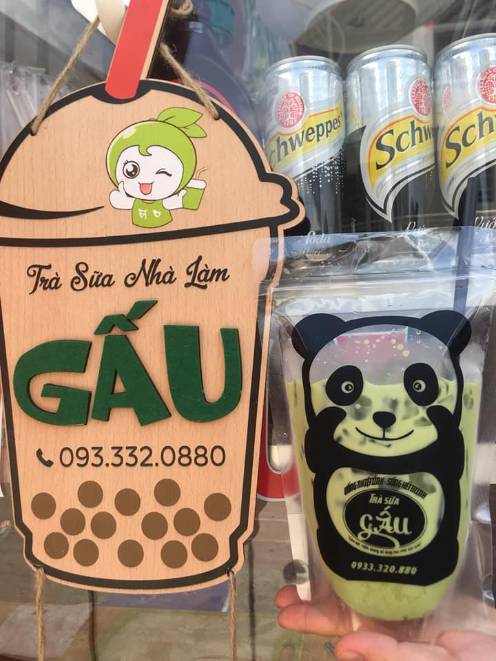 Trà sữa nhà làm Gấu