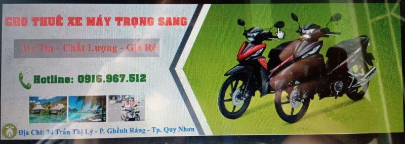 Cho thuê xe máy Trọng sang