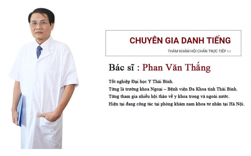 Phòng khám tư nhân của bác sĩ Phan Văn Thắng