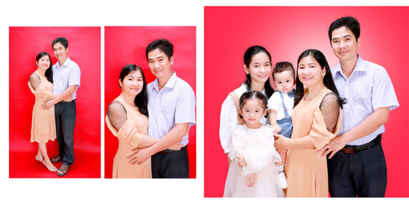 Ảnh gia đình được chụp bởi Studio Ohtiti