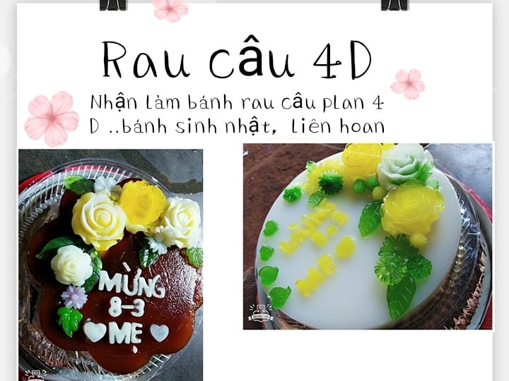 Bánh rau câu của Trinh Kim