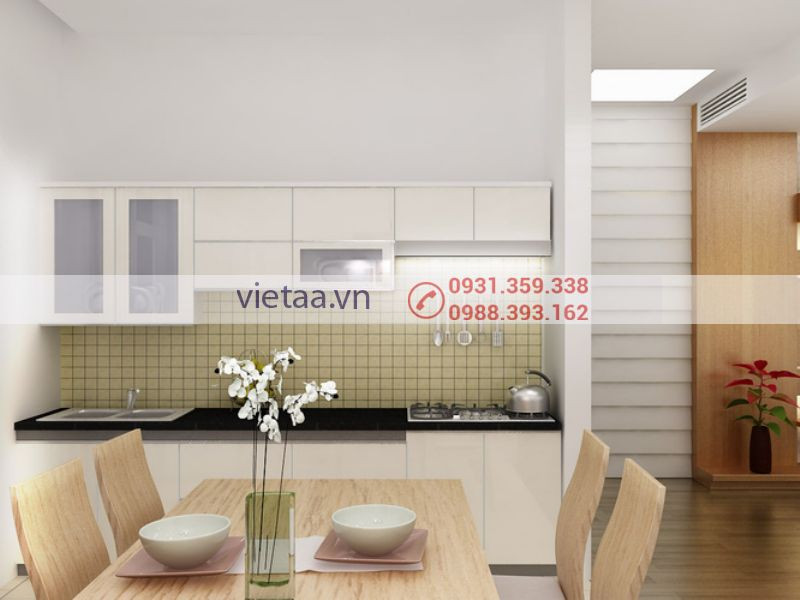 Thiết kế nội thất phòng ăn của Việt AA