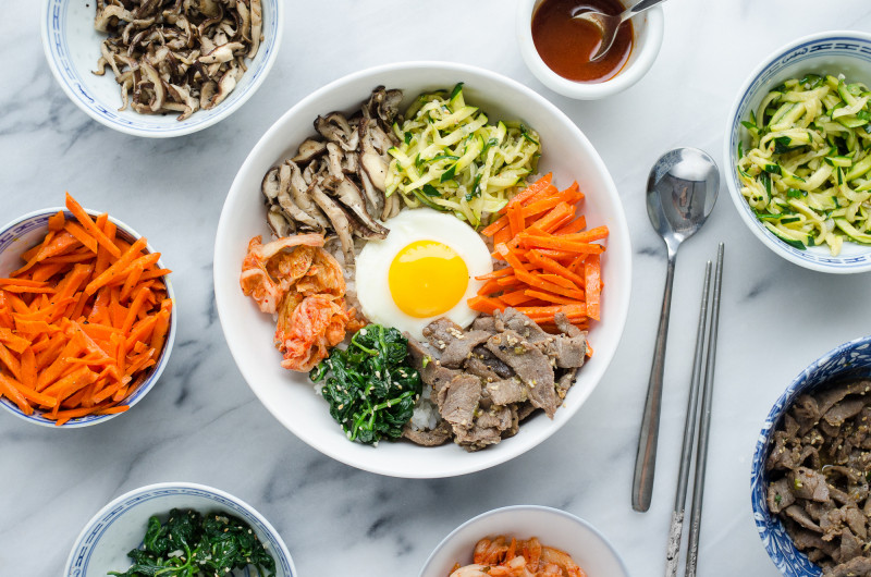 Món bibimbap tại nhà hàng Kimchi Kimchi