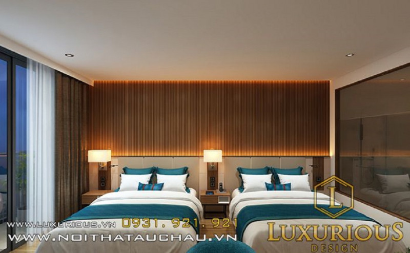 Thiết kế nội thất phòng ngủ khách sạn CM Nha Trang