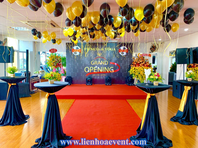 Liên Hoa event có sẵn những trang thiết bị tuyển chọn, dụng cụ, ekip đạo diễn, điều hành tổ chức lễ khai trương chuyên nghiệp.