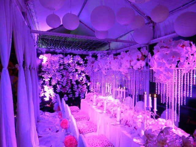 Một bữa tiệc cưới do Minh Florist trang trí