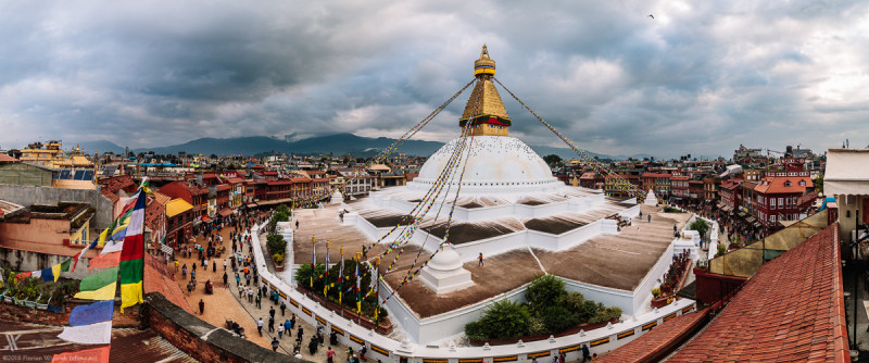 Thành phố Bouda Stupa﻿ là một trung tâm Phật giáo lớn ở Nepal
