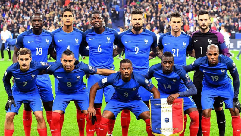 Đội hình xuất sắc nhất năm - ĐT Pháp