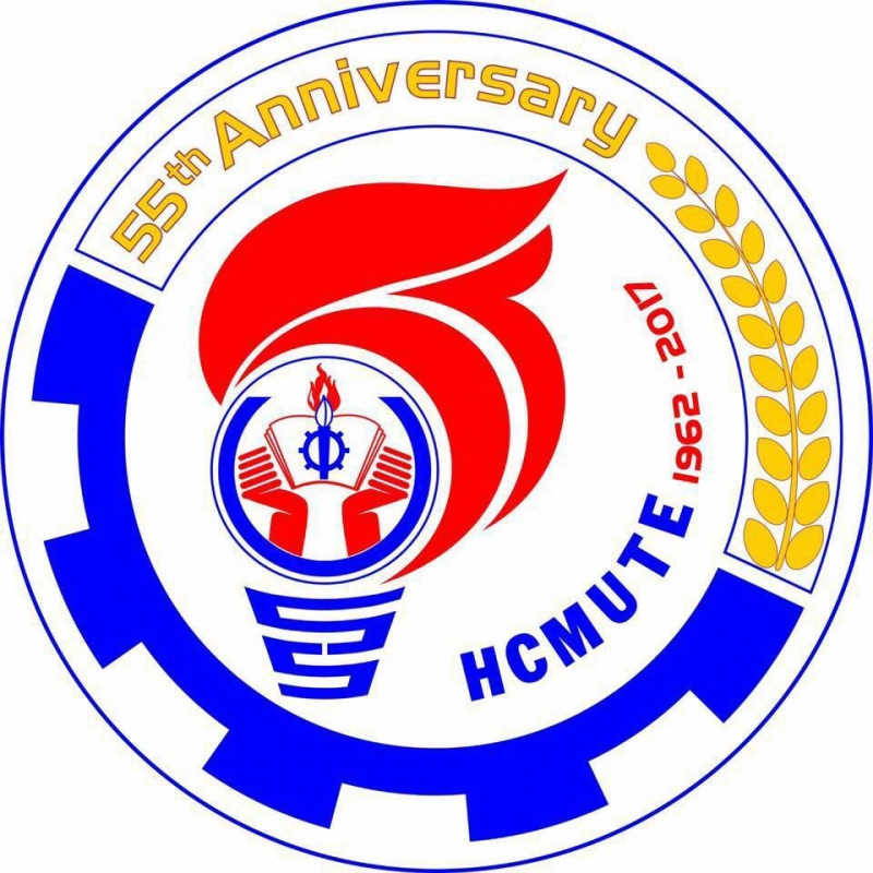 ĐH Sư phạm kỹ thuật tự chủ - logo kỷ niệm 55 năm thành lập trường.