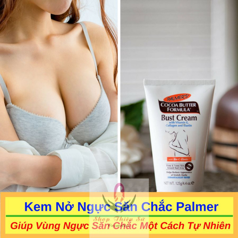 Palmer’s Cocoa Butter Formula Bust Cream là công thức đặc biệt giúp làm săn chắc và mịn màng làn da vùng ngực sau khi sinh con hoặc giảm cân