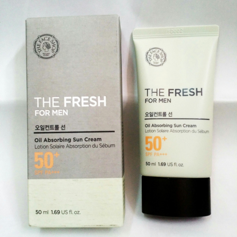 The Fresh For Men – Oil Absorbing Sun Cream