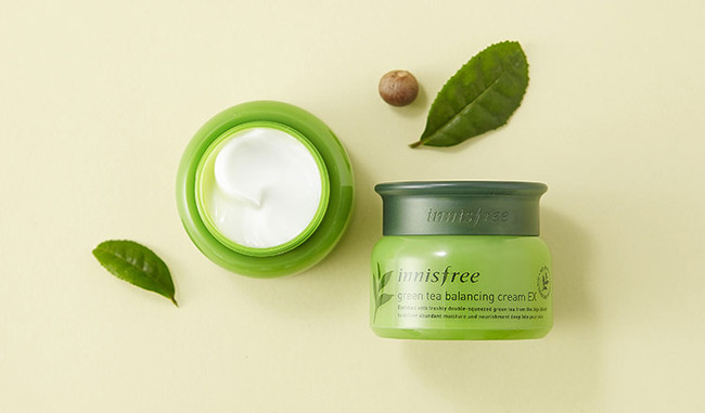 Kem dưỡng da Innisfree Green Tea Balancing Cream EX 50ml