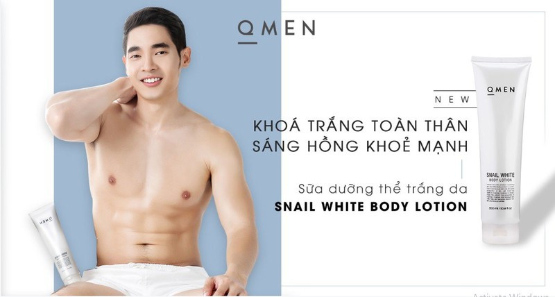 Kem body lotion QMEN Thái Lan