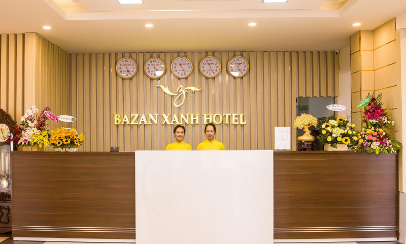 Sảnh khách sạn Bazan Xanh