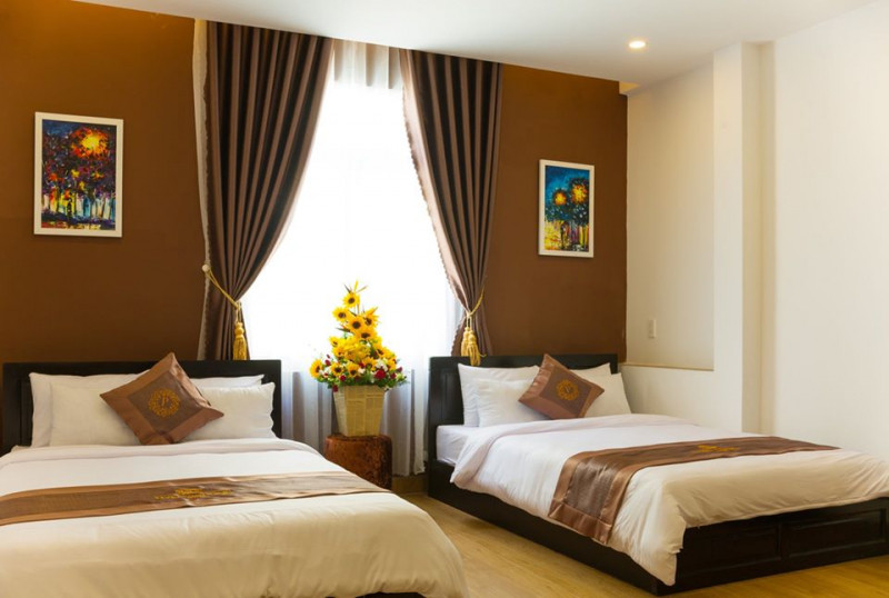 Phòng nghỉ tại khách sạn Uyên Phương