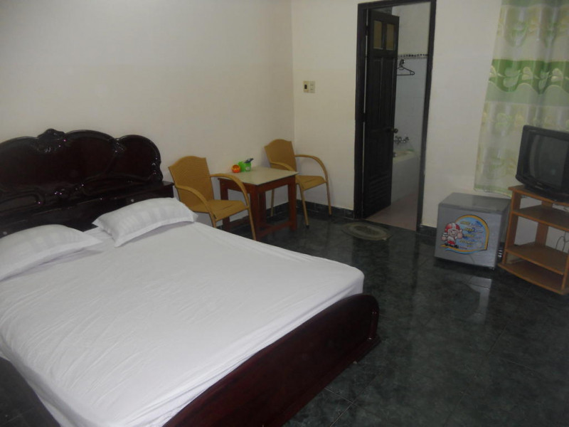 Phòng ngủ tại Hoàng Thinh Hotel