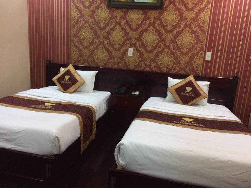 Một góc của phòng nghỉ 2 giường đơn của khách sạn