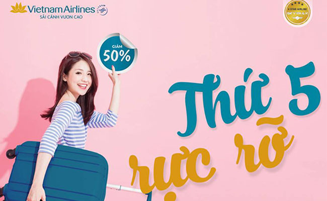 Chương trình thứ 5 rực rỡ của Vietnam Airlines