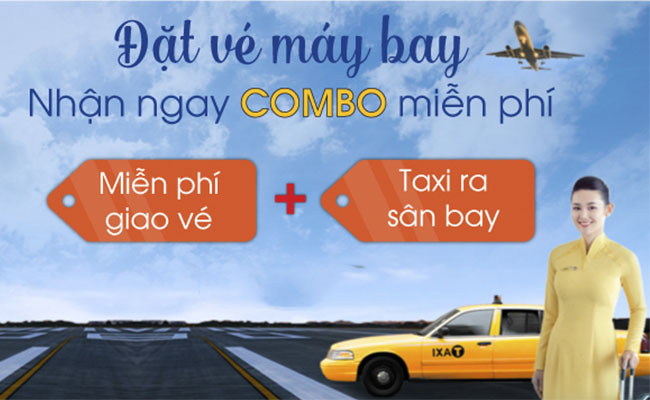 Combo miễn phí giao vé tận nhà và taxi ra sân bay của BestPrice Travel