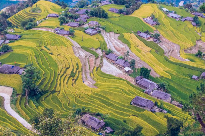 Ruộng bậc thang tại Hà Giang