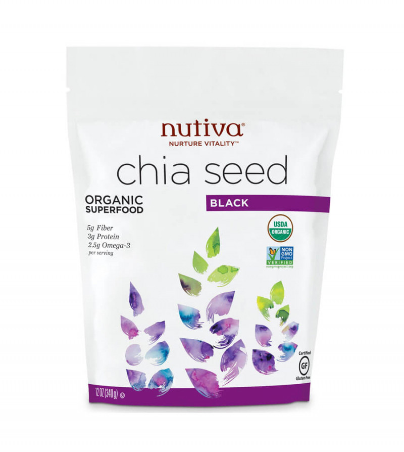 ﻿﻿Hạt Chia Đen Nutiva Black Của Mỹ