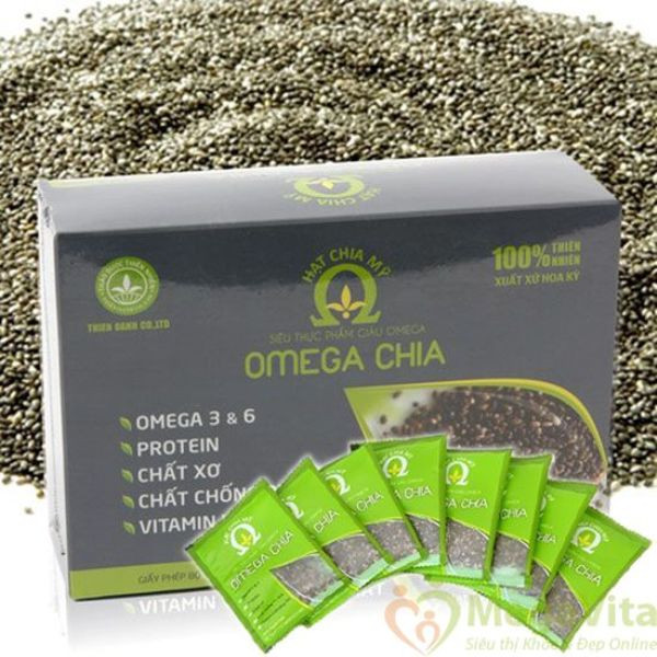 Hạt Chia Mỹ Omega Chia (15gr x 33 Gói)