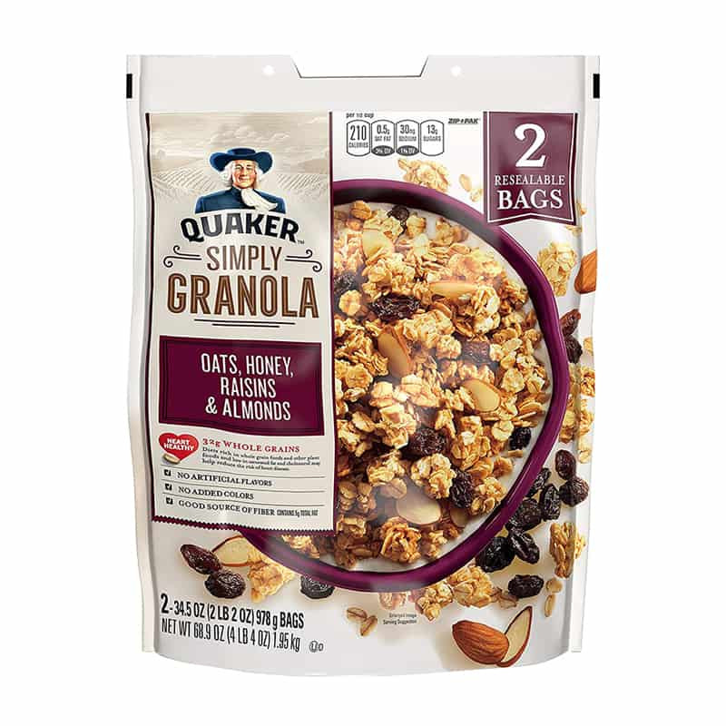 Bột ngũ cốc yến mạch Quaker Granola