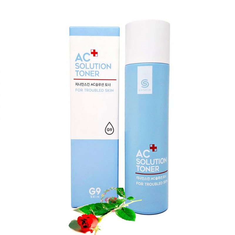 Nước hoa hồng trị mụn G9 Skin AC Solution Toner