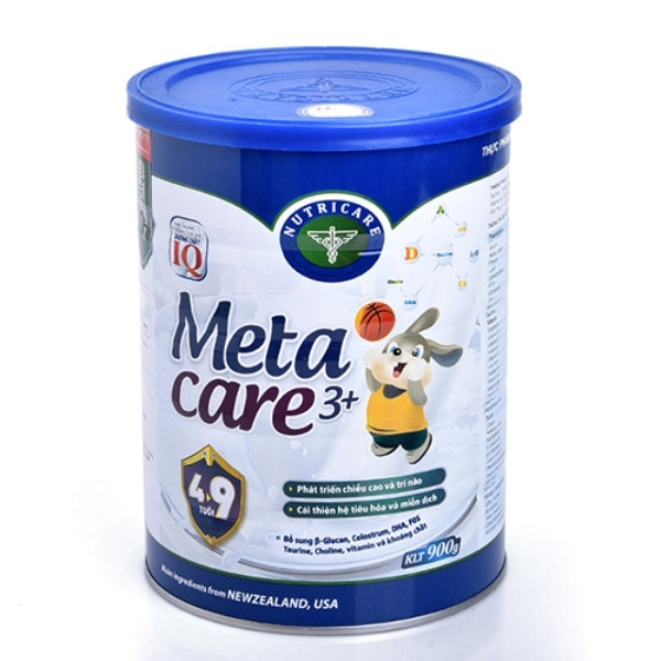 Sữa bột công thức Meta Care 3+ giúp bé phát triển chiều cao