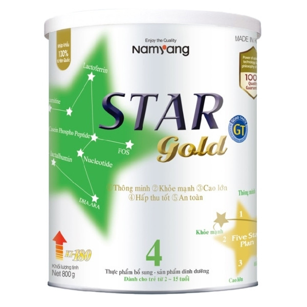 Sữa Star Gold 4 giúp bé phát triển chiều cao