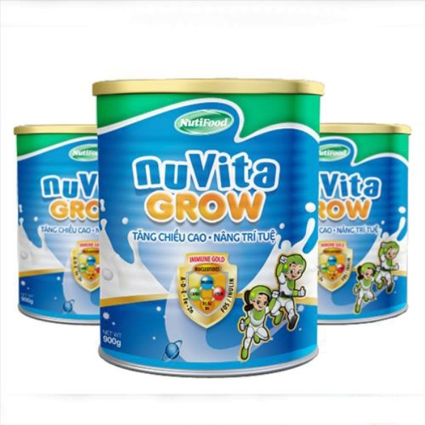 Sữa Nuvita Grow giúp phát triển chiều cao cho trẻ