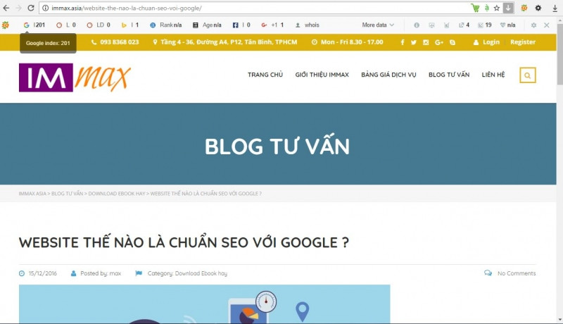 Một trang web với tên miền quen thuộc .asia