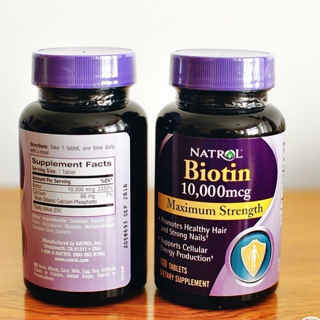 Biotin 10 000 Mcg Natrol‎