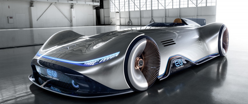 Mercedes-Benz Vision EQ silver Arrow