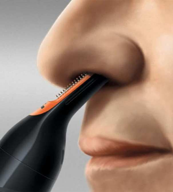 Máy tỉa lông mũi Philips NT1150 được thiết kế với các góc cắt hoàn hảo, giúp máy dễ dàng tiếp cận các vùng lông nằm trong tai và mũi,