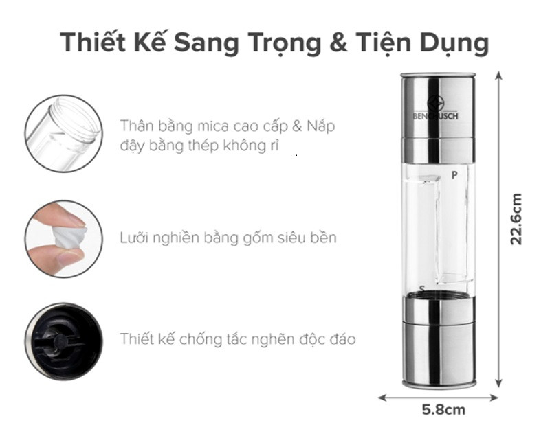 Thiết kế sang trọng và tiện dụng