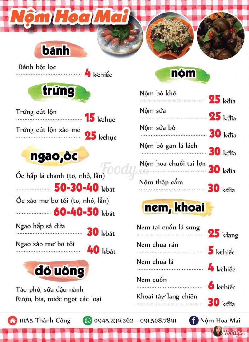 Nem nộm gia truyền Hoa Mai