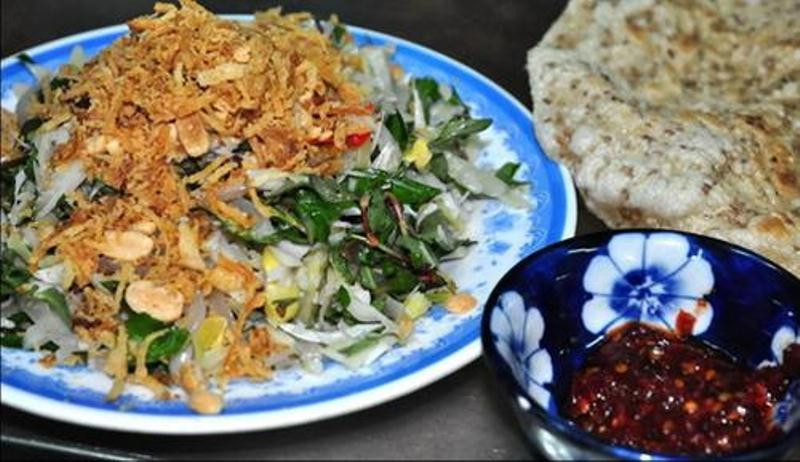 Da heo trộn, hoành thánh chiên